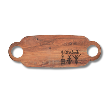 Wooden Board - I Workout - Unicorn Fart Productions